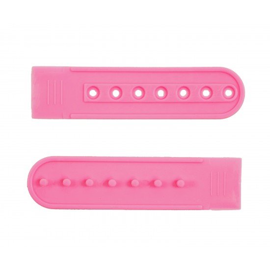 Pink Plastic Snapback Straps (10 Set)