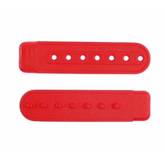 Red Plastic Snapback Straps (10 Set)