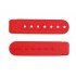 Red Plastic Snapback Straps (10 Set)