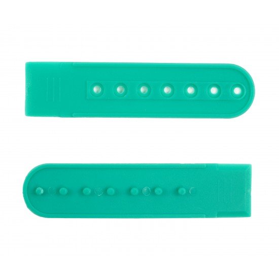 Seafoam Green Plastic Snapback Straps (10 Set)