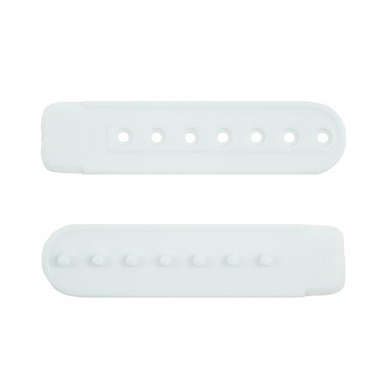 White Plastic Snapback Straps (10 Set)