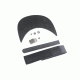 10 "Black" Silver-Kit Leather Cap Components 10 "Black" Silver-Kit Leather Cap Components