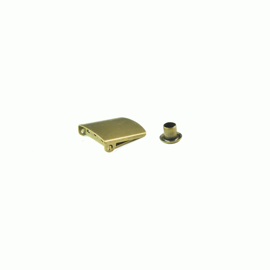 10 "Black" Brass-Kit Leather Cap Components 10 "Black" Brass-Kit Leather Cap Components