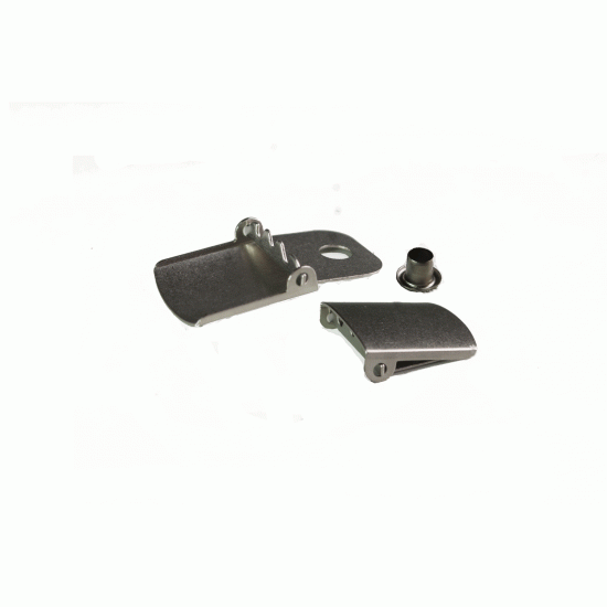 10 "Black" Silver-Kit Leather Cap Components 10 "Black" Silver-Kit Leather Cap Components