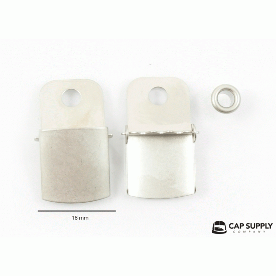 10 "Black" Silver-Kit Leather Cap Components 10 "Black" Silver-Kit Leather Cap Components
