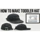 TODDLER 6 Panel Baseball Cap Pattern (Download) Patterns