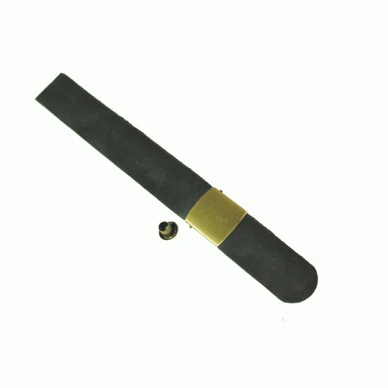 10 "Black" Brass-Kit Leather Cap Components 10 "Black" Brass-Kit Leather Cap Components
